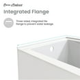 thumbnail image 5 of Voltaire 48" x 30" Left-Hand Drain Alcove Integrated Armrest Bathtub with Apron, 5 of 10