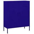 thumbnail image 1 of vidaXL Armoire de Rangement Bleu Marine 80x35x101,5 cm Acier, 1 of 5
