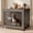 Light gray, variant on Time Ray Dog Crate Furniture for Medium Under 30 lbs Dogs,Indoor Dog Kennel with Secure Slide Lock & Solid Top,Wood-tone