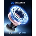 thumbnail image 2 of Soporte magnético para coche Lamicall 20 Super Magnets Air Vent, color rosa, 2 of 7