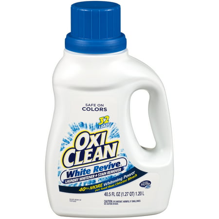 OxiClean White Revive Liquid Laundry Whitener + Stain Remover, (Best Stain Remover For Sweat Stains)
