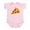 Petal Pink, variant on CafePress - Pizza Infant Bodysuit - Baby Light Bodysuit, Size Newborn - 24 Months