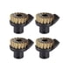 thumbnail image 1 of Cepillo limpiador a vapor YONGSHENG 4 Uds. cobre con accesorio raspador, 1 of 5
