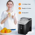 Nugget Countertop Ice Maker with Soft Chewable Ice, Automatic 34lbs in
