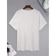 thumbnail image 2 of Men'S Cotton T-Shirt with Teddy & Letter Print, 100% Cotton, Casual Crew Neck, Short Sleeve, Slight Stretch, Knit Fabric, Regular Fit, for All-Season Adult Graphic Tee, 2 of 4
