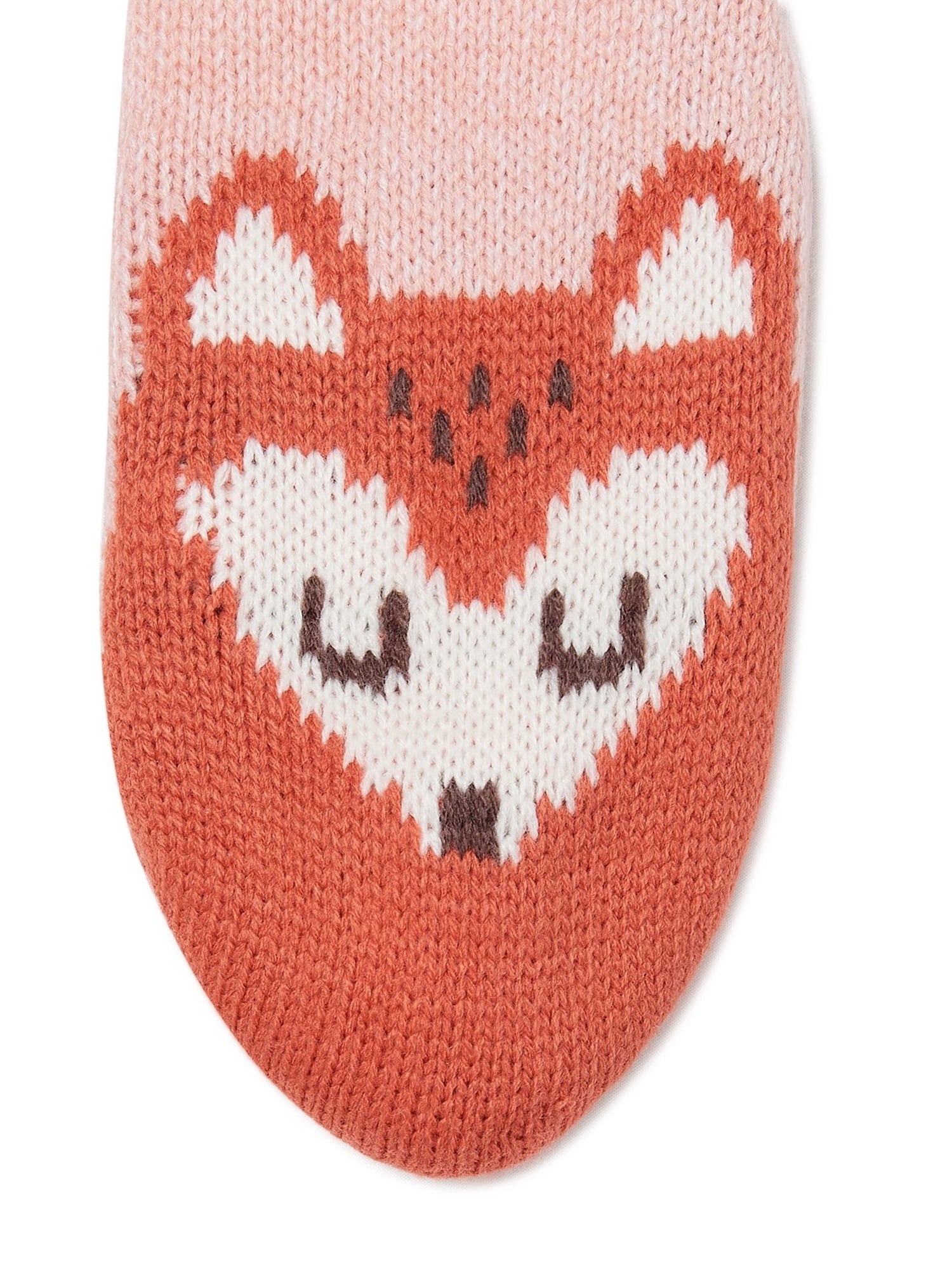 Secret Treasures Women's Fox Colossal Cozy Slipper Socks, 1-Pack