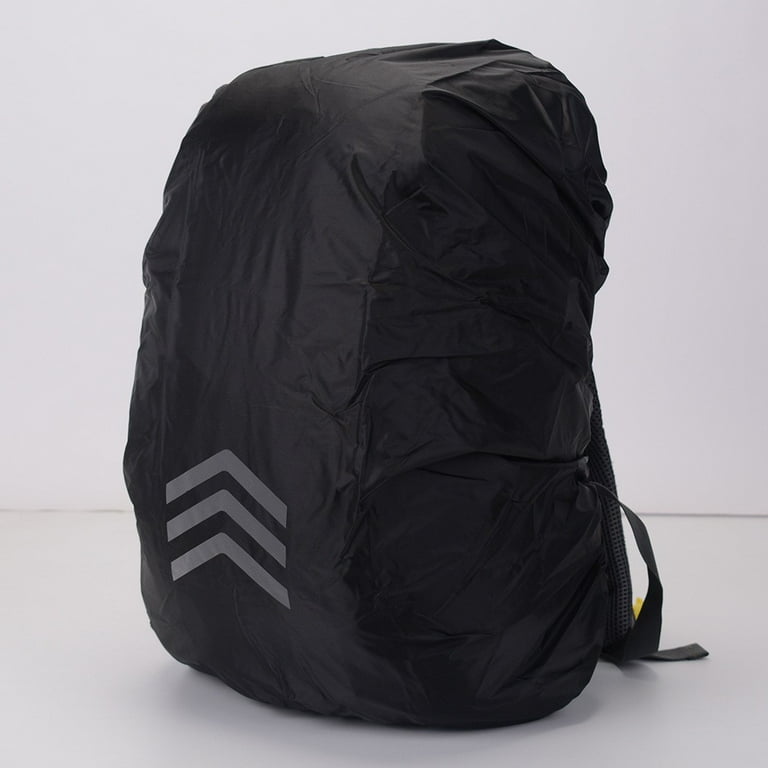 Outdoor Backpack Rain Cover Reflective Waterproof Raincover Case Elastic-Straps Black 8 17l/25 29l/30 40l/45 55l/60 70L M Fangkenuo, Adult Unisex,