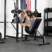 Titan Fitness Stealth Leg Press Rack Attachment, 500 LB Capacity, Fits All Titan Series Power Racks