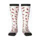 thumbnail image 1 of Fotbe Chili Calcetas Divertidas Estampadas para Hombre y Mujer, Calcetas de Algodón hasta la Rodilla para Caminar, Correr, Enfermería y Embarazo, 1 of 6