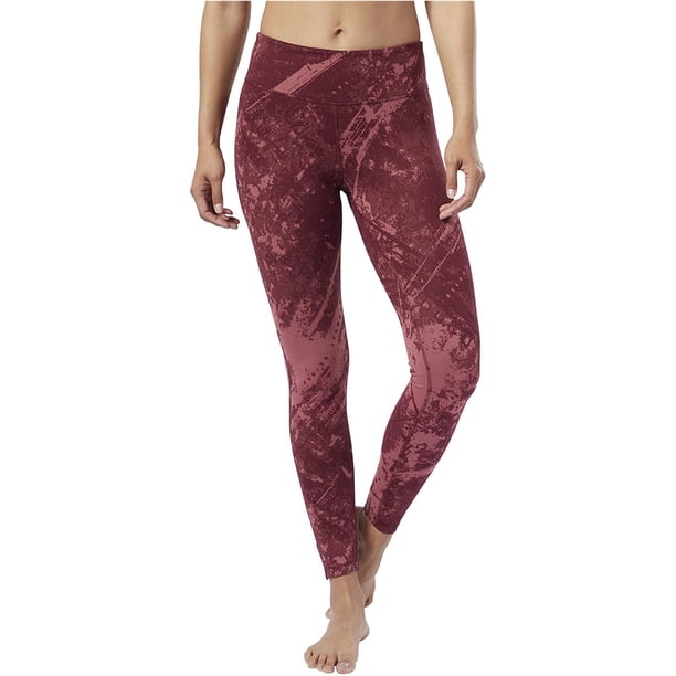 Reebok Womens Lux Bold Combat Compression Athletic Pants brnsie XS/26
