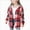 Red, variant on 6-7 Years Child Girl Fall Jacket Flannel Shirts Button Hooded Shirt Kids Casual Holiday Jackets 4-15 Years Sports Jacket Black Hoodie