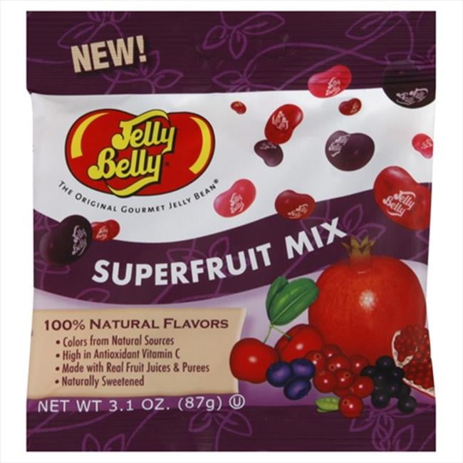 Jelly Belly, Superfruit Mix, 3.1 Oz