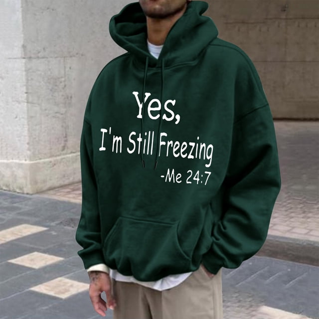 Sudadera con capucha para hombre, sudadera con capucha con letras estampadas, jersey de manga larga, sudadera con capucha, blusa para hombre