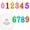 Colourful, variant on Numeral Birthday Candles