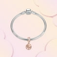 thumbnail image 3 of 925 Sterling Silver Charm for Bracelets Two Tone Family Tree Dangle Charms Women Bracelet Charm, 3 of 6