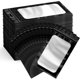 thumbnail image 1 of Paquete de 300 bolsas resellables a prueba de olores para almacenamiento de alimentos, bolsas transparentes de Mylar negro, bolsas de embalaje para comestibles, 1 of 4