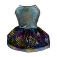 thumbnail image 1 of PENGXIANG Robe pour Animaux de Compagnie Paillettes Surface Large Ourlet Élastique Doux Confortable Cosplay Forme Citrouille Vacances Thème Chien Tenue pour Festival, 1 of 10