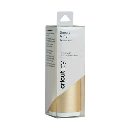 UPC: 0093573591853 | Cricut Joy™ Smart Vinyl™ Shimmer – Permanent  Gold  5.5  x 48