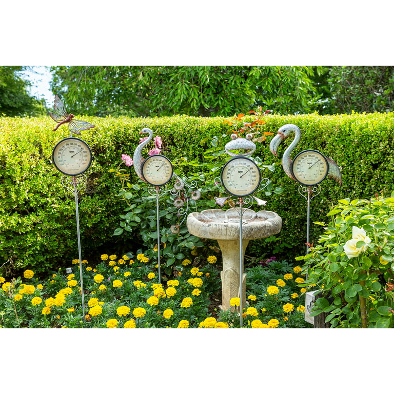 Garden Slate Thermometer Garden Gardeners Gift Outdoors 45 X 10 Cm