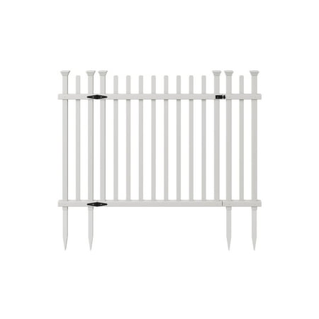 Zippity Outdoor Products ZP19071 3.5Ft H X 4.9Ft W No-Dig Burbank Gate Kit
