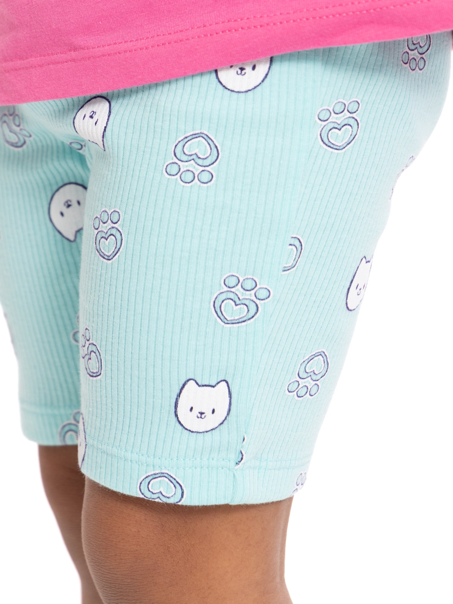 Gabby's Dollhouse Toddler Girls Graphic Tee and Biker Shorts Set, 2-Piece, Sizes 12M-5T