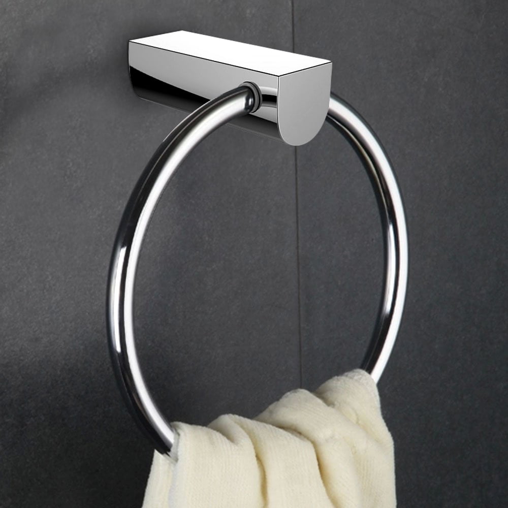 American Imaginations Ai 3054 Rectangle Brass Constructed Towel Ring 44 Chrome Walmart Com Walmart Com