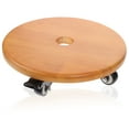 thumbnail image 4 of Worgeous 1Pack Movable Flower Pot Stand With Wheels For Outdoor Use In Patio, 4 of 8