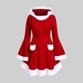 thumbnail image 4 of Uootdi Gift Christmas Dress for Women Vintage 1950s Dresses Long Sleeve Swing Party Dresses Xmas Cocktail Dress Party Holiday Dress, 4 of 5
