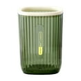 thumbnail image 3 of Small Trash Can with Lid, Mini Trash Can for Bathroom, Office and Bedroom, Small Bathroom Garbage Can with Swing Top, Compact Waste Basket for Desk, Dorm & Home, Green - Xuniizn, 3 of 7