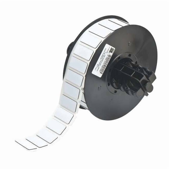 Brady Pre-Cut Label Stock Roll, White, Gloss B30EP-171-593-WT