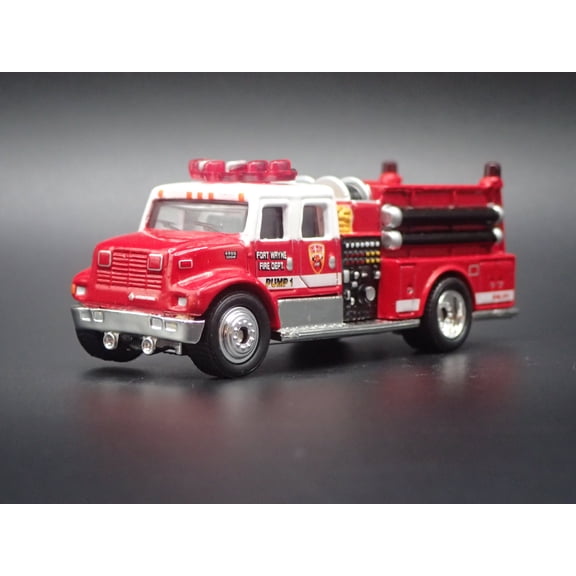 Open Box INTERNATIONAL PUMPER FIRE TRUCK FT WAYNE RED 1:64 MB SCALE DIECAST MODEL CAR