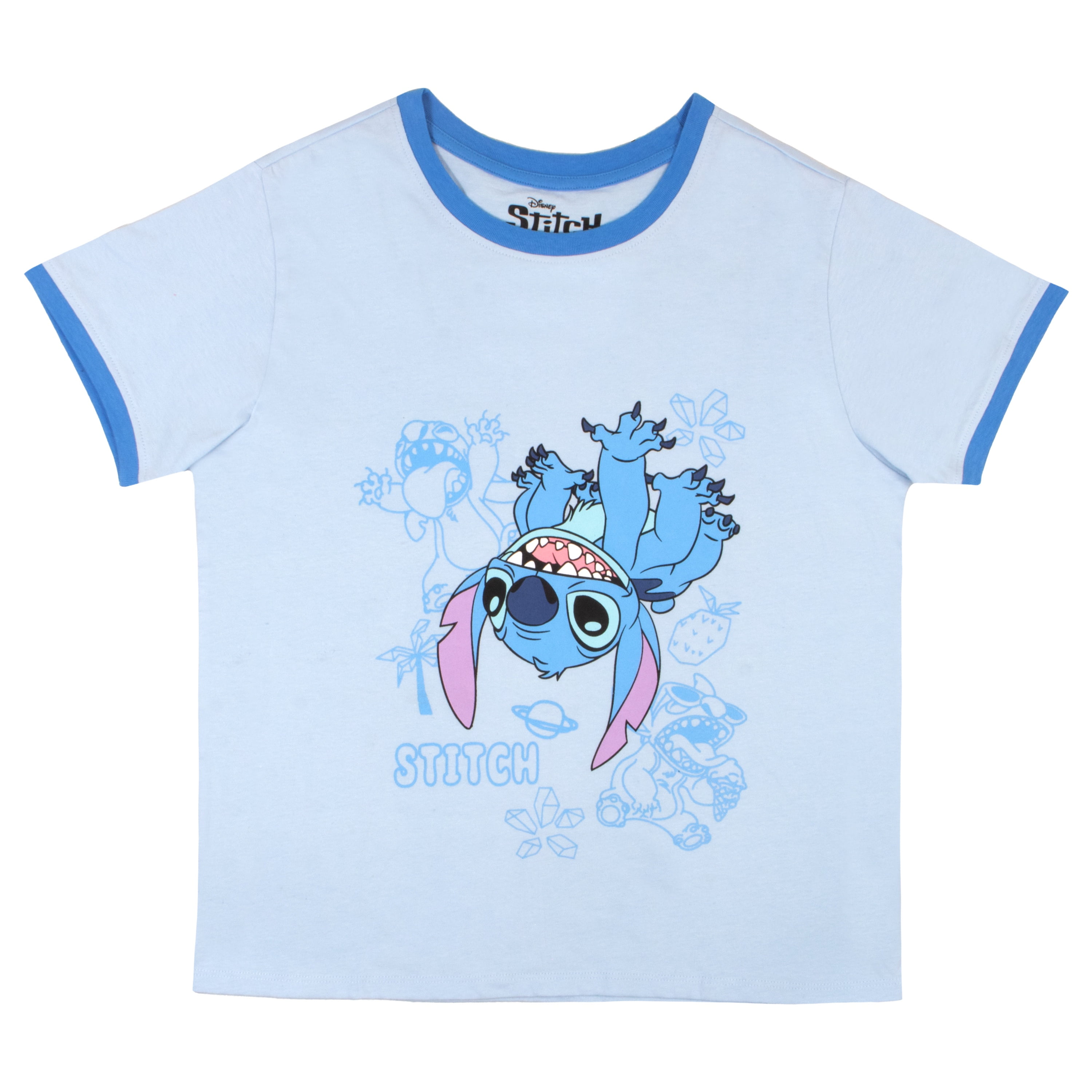 Disney Lilo & Stitch Girls' Short Set, Shirt & Shorts Outfit for Toddlers & Kids, Sizes 3T-16
