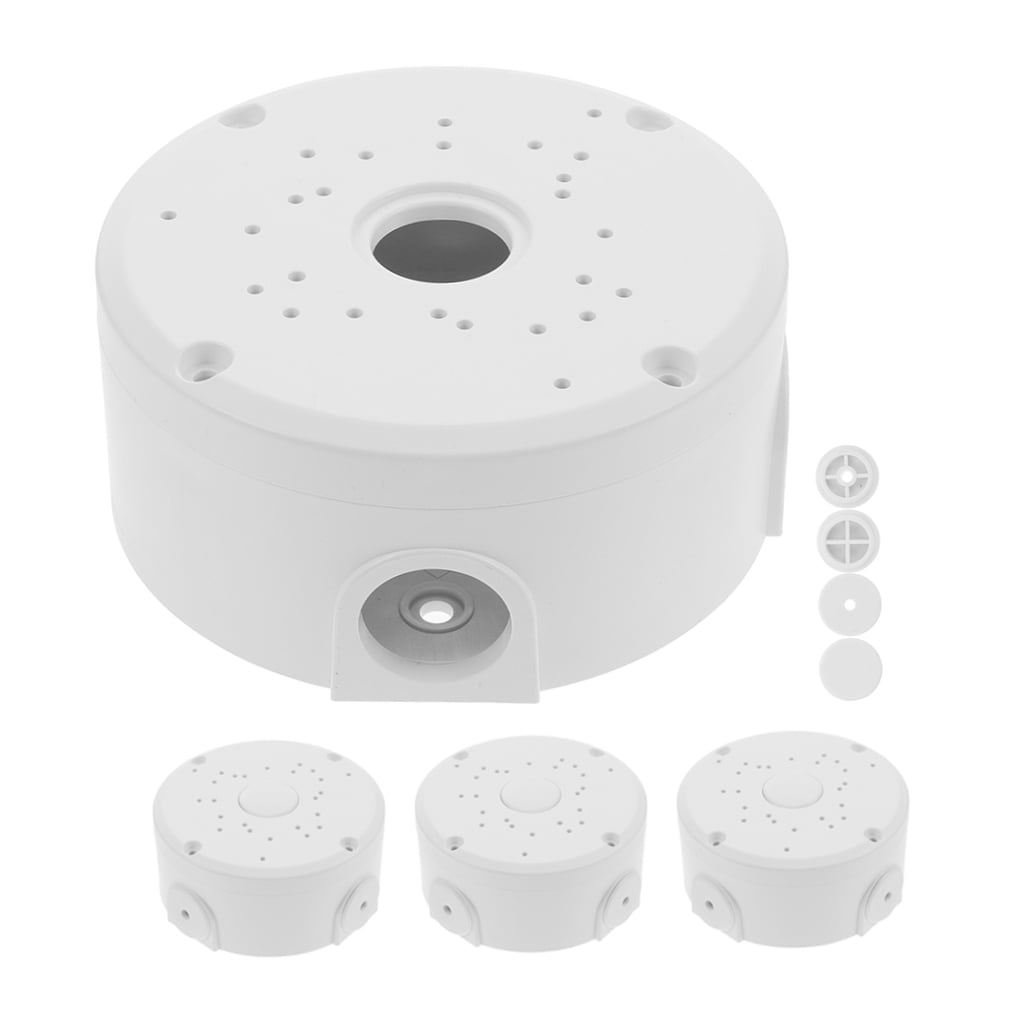 LOLIPPYY 4-Pack Universal Outdoor Junction Box White Electrical Cable Organizer for Wire