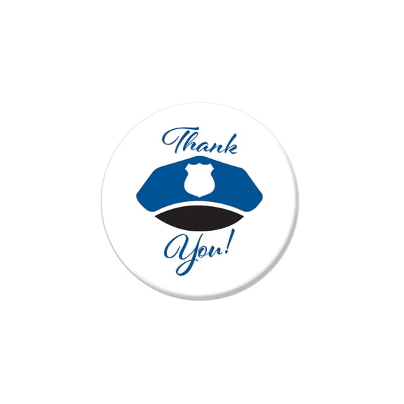 Thank You! Law Enforcement Button