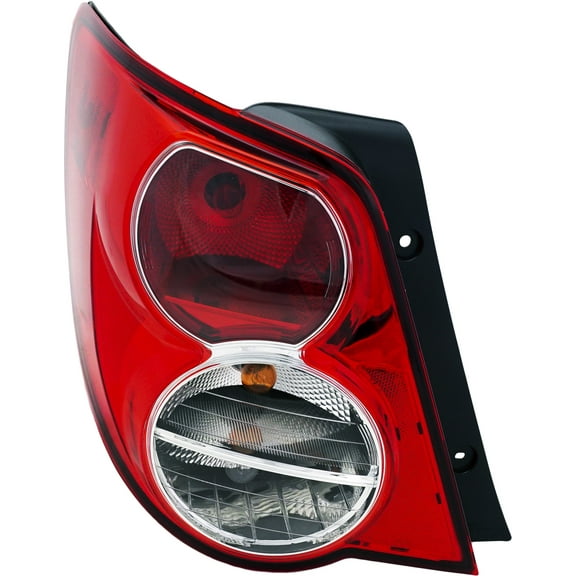 Tail Light Compatible With 2012-2016 Chevrolet Sonic Left Driver With bulb(s)