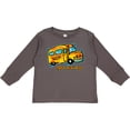 thumbnail image 3 of Inktastic How I Roll School Bus Boys or Girls Long Sleeve Toddler T-Shirt, 3 of 5
