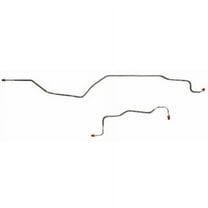 99-04 Chevrolet Silverado 1500 Truck w/o Quadrasteer; Rear Axle Brake Line Set; Stainless-TRA0002SS