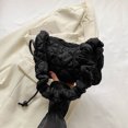 thumbnail image 4 of Bolso de mano de burbujas para mujer, bolso plisado de nube de nailon, bolso informal femenino con cordón suave, 4 of 8