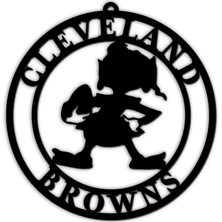 Cleveland Browns Brownie The Elf 16 Team Logo Cutout