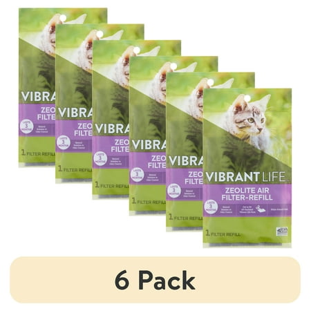 (6 pack) Vibrant Life Cat Litter Box Filter Replacement