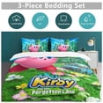 thumbnail image 5 of Kirby Kirby 3-Piece Bedding Set Soft Warm And Comfortable Soft Bed Set with 1 Duvet Cover And 2 Pillowcases for Bedroom, 5 of 7