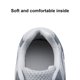 thumbnail image 4 of Zapatos de hombre Zapatillas de deporte casuales a juego de color Gris Calcetines bajos de tejido volador transpirable diario Zapatos de hombre, 4 of 8