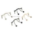 thumbnail image 2 of 1pc Glasses Screw Nose Pad Arm Metal Rimless Optical Frame Bridge Nose Pad Holder Eyewear Accessory Eyeglasses Bridge NB020 NB020 Gun, 2 of 4