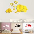 thumbnail image 1 of Mirror Surface Wall Sticker Lightweight Plastic 3D Cartoon mirror wall Wall Decals Living Room Bedroom Decors, 1 of 9