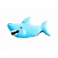 thumbnail image 4 of Twin Size 6-Piece Bedding Set Soft Shark Blue Print with Toy Pillow & Colorful Sheets, 4 of 4