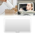 thumbnail image 2 of Make up mirror Car Rechargeable Car Vanity With Lights Car Sun Visor With 3 Light Modes Car Sunshade Makeup LED Light Shatterproof Interior Decoration High Definition With Ligh Car, 2 of 9