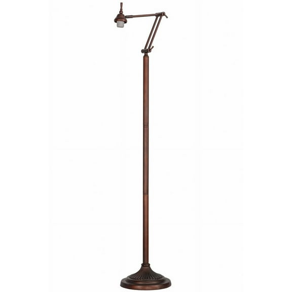 Meyda Tiffany 65945 Swing Arm Floor Lamp Base, 10.45" x 10.45" x 64.6"