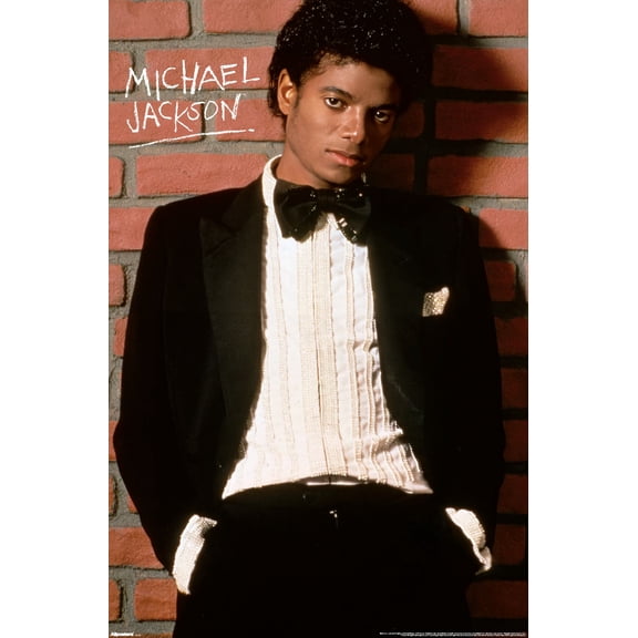 Michael Jackson - Brick Wall Wall Poster, 22.375" x 34"
