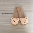 thumbnail image 4 of Faithtur Baby Socks Cartoon Bear Long Knitting Spring Fall Winter Anti Slip Socks Infant Socks 3-6 Months, 4 of 5