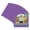 Purple Iris, variant on Pansy Purple Picture Frame Mat for 23x23 Frames - Circle Opening for 19x19 Photos - 1 Mat